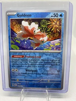 Goldeen 20/131 Reverse Holo Pokemon TCG Prismatic Evolutions NM Condition - Image 1