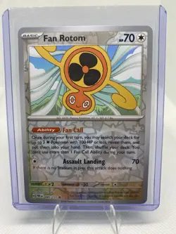 Fan Rotom 085/131 Reverse Holo Pokemon TCG Prismatic Evolutions NM Condition - Image 1