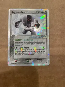 Pokemon TCG Registeel EX Hidden Legends Holo Rare Card 99/101 - Image 1