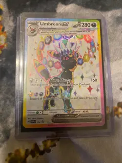 Umbreon ex 176 SVP Black Star Promo Prismatic Evolutions Figure Coll. Pokemon NM - Image 1