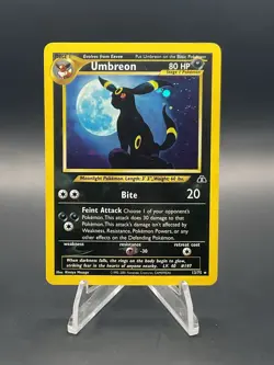Umbreon 13/75 Holo Rare Neo Discovery Pokemon TCG (MP) - Image 1