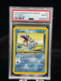 Totodile #81 1st Edition Neo Genesis 2000 Pokemon PSA 9 ?? - Image 1
