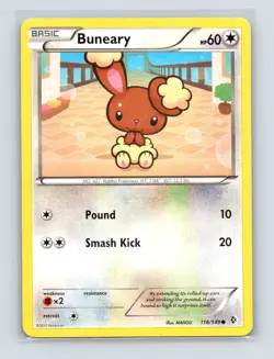 Pokemon TCG Buneary 116/149 Boundaries Crossed Normal LP - Image 1