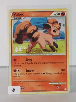 Vulpix - HeartGold & SoulSilver - 87/123 - Pokemon TCG - Common - B - Image 1