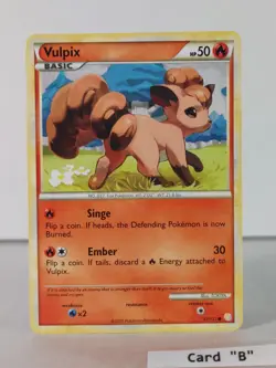 Vulpix - HeartGold & SoulSilver - 87/123 - Pokemon TCG - Common - B - Image 2