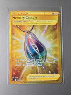 Secret Gold Rare Memory Capsule 202/185 Pokemon Vivid Voltage Sword & Shield NM - Image 1