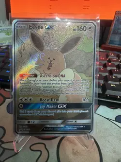 Pokemon TCG Eevee GX SM233 Black Star Promo LP - Image 1