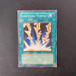 Yu-Gi-Oh! | Lightning Vortex [5DS1-EN027] Common Lightly Played Unlimited - Image 1