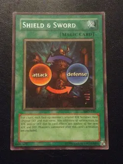 Yu-Gi-Oh! RARE CARD SHIELD & SWORD MRD-131 1996 VINTAGE PRINT LP - Image 1