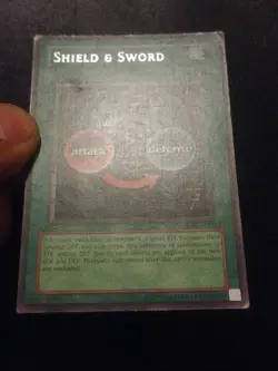 Yu-Gi-Oh! RARE CARD SHIELD & SWORD MRD-131 1996 VINTAGE PRINT LP - Image 2