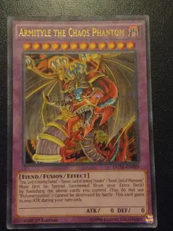 Yu-Gi-Oh! ULTRA RARE HOLO CARD ARMITYLE THE CHAOS PHANTOM DUSA-EN099 1ST NM - Image 1