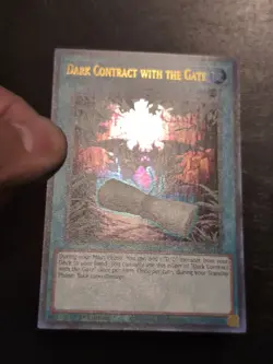 Yu-Gi-Oh! ULTRA RARE CARD DARK CONTRACT WITH THE GATE GFP2-EN0159 1ST NM - Image 2