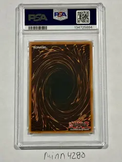 2002 Yu-Gi-Oh! RED-EYES BLACK METAL DRAGON FMR-001 SECRET RARE PSA 9 fresh cert - Image 2