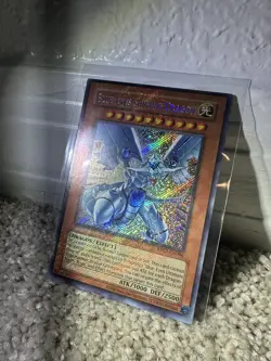 Yu-Gi-Oh Blue-Eyes Shining Dragon Secret Rare RP02-EN096 Foil Bleed - Image 3