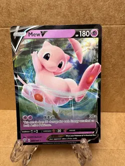 Mew V 069/189 Darkness Ablaze Ultra Rare Near Mint Pokemon Card - Fast Ship - Image 1