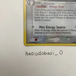 Delcatty 8/108 Ex Power Keepers Stamped Reverse Holo Pokemon Card LP - Image 5