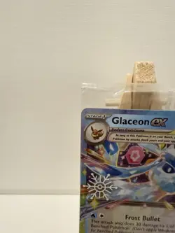 Glaceon ex 26/131 Holiday Snowflake Stamp Promo Pokemon Card Holo SEALED - Image 4