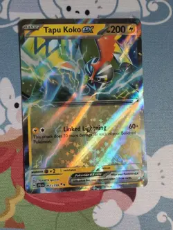 Tapu Koko Ex 51/159 Double Rare Journey Together Pokemon TCG Card NM - Image 1