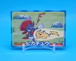 Pokemon Card Japanese - Pikachu VS Weavile No. 013 - Topsun - Diamond & Pearl - Image 1
