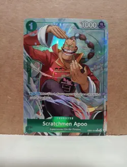 Scratchmen Apoo PRB02 EB01-015 | Alt Art | English | MINT | One Piece Card Game - Image 1