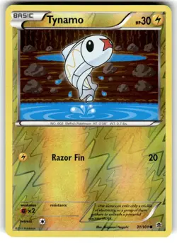 Tynamo 31/101 - Plasma Blast - Common - Reverse Holo - Pokemon Card TCG - NM - Image 1
