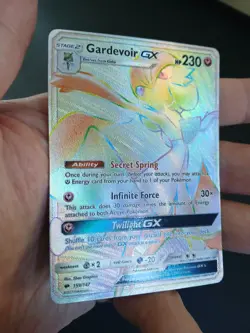 Gardevoir GX 159/147 Pokemon Card TCG Burning Shadows Sun & Moon Secret Rare - Image 3