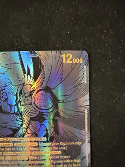 Seraphimon ACE EX6-028 Textured Alt Art Digimon Trading Card Game - Image 3