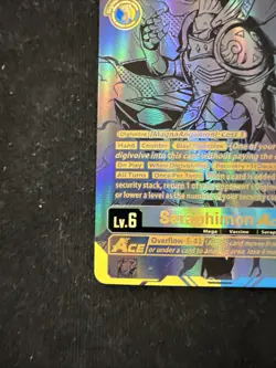 Seraphimon ACE EX6-028 Textured Alt Art Digimon Trading Card Game - Image 5