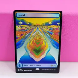 Secret Lair - Strange Sands - Island FOIL 1479 - Magic The Gathering MTG LP - Image 1