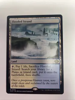 MTG Flooded Strand 220 Modern Horizons 3 Magic NM Free Shipping - Image 1