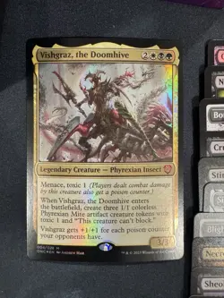 Custom Commander Deck ~ Phyrexian Proliferate Toxic ~ Vishgraz The Doomhive - Image 1