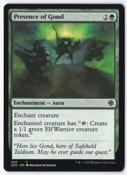 Presence of Gond C Starter Commander Decks 203 NM - Image 1