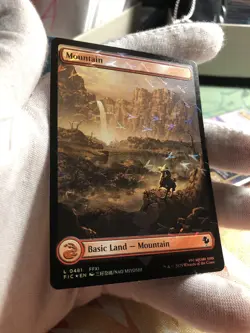 Magic The Gathering-Final Fantasy Chocobo Track Stamped Foil Lands Set Of 5 NM✨ - Image 3
