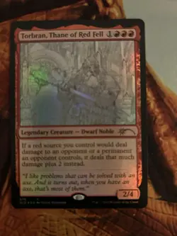 1x Torbran, Thane of Red Fell MTG Secret Lair Drop Sketch Art (678) Rare Foil NM - Image 1