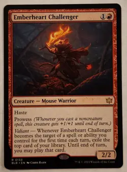 Emberheart Challenger BLB #133 Rare Regular NM+ - Image 1