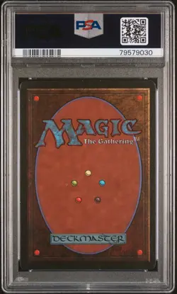 1994 Magic the Gathering (MTG) Fastbond Revised PSA 7 NM - Image 2