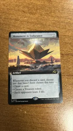 Monument to Endurance Borderless Aetherdrift MTG NM-M Unplayed - Image 1