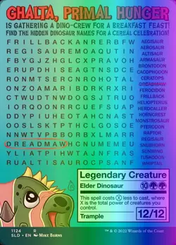 MTG Ghalta, Primal Hunger (1124/3004) Secret Lair Drop Series NM FOIL - Image 1