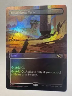 x1 Bleachbone Verge DFT Aetherdrift MTG 371 FOIL RARE BORDERLESS M/NM 1x - Image 1