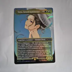 Yuna, Grand Summoner (Borderless) Commander: Final Fantasy Foil Promo - Image 1