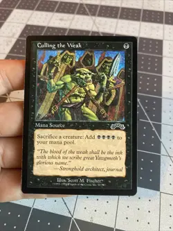 Vintage 1998 MTG Exodus Culling The Weak (1) - Image 1