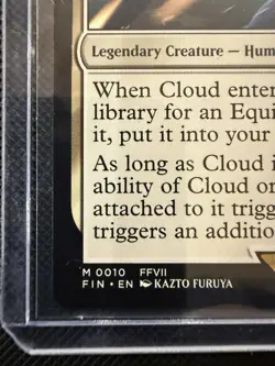 MTG Cloud, Midgar Mercenary Final Fantasy FIN 0010 Mythic Equipment - Image 2