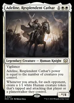 MTG Adeline, Resplendent Cathar (167/542) March of the Machine Commander LP - Image 1