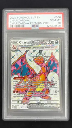Charizard ex 056 SVP EN - Black Star Promo - Graded PSA 10 GEM MT Pokemon Card - Image 1