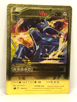 Origin Forme Dialga VSTAR Gold Foil Fan Art Display Card 280hp Pokemon - Image 1