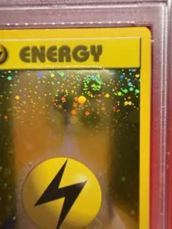 Lightning Energy - Energize Your Game Cycle HOLO PSA MINT 9 W/Swirl 🌀 Pokemon - Image 2