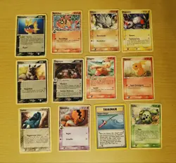 12x Vintage Pokemon Karten Sammlung | Mit 1. Edition | DE | Bespielt - Image 1