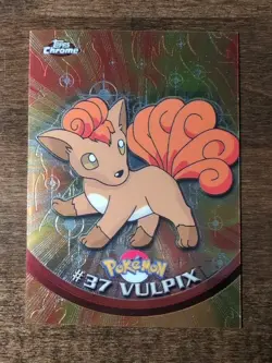 Pokemon Topps Chrome 2000 Vulpix NM - Image 1