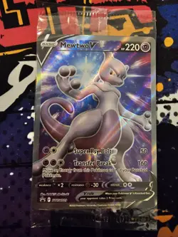 Pokemon TCG Mewtwo v Full Art SWSH229 Sword & Shield Black Star Promo Sealed - Image 1