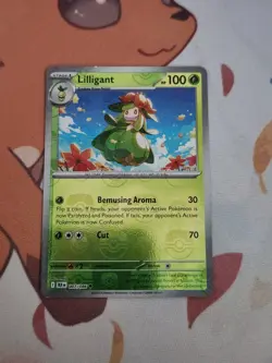 Pokemon Black Bolt Lilligant Master Ball Holo 007/086 English - Image 1